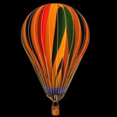 Hot air balloon 3D Model