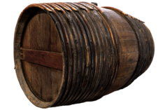 Photorealistic Wooden Barrel 3D Model