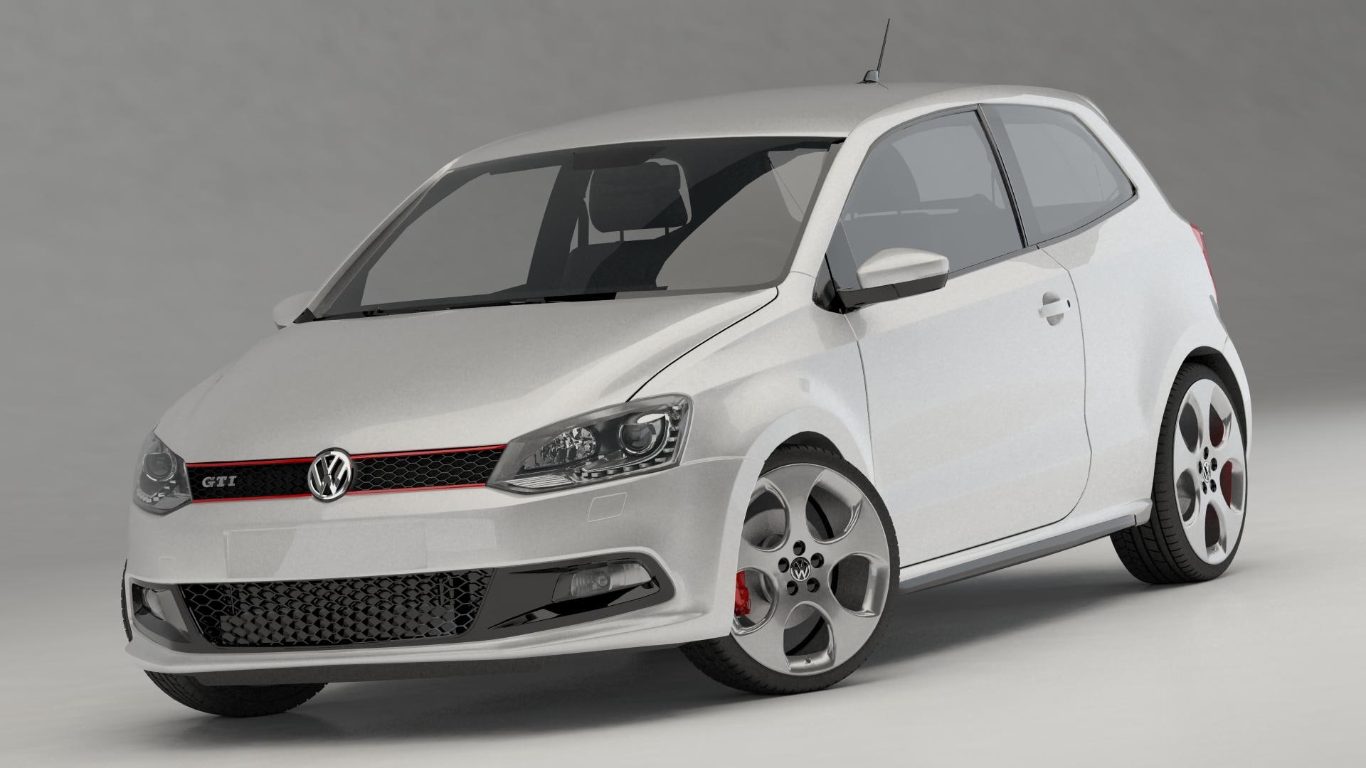 Volkswagen Polo GTI 2011 3D Model