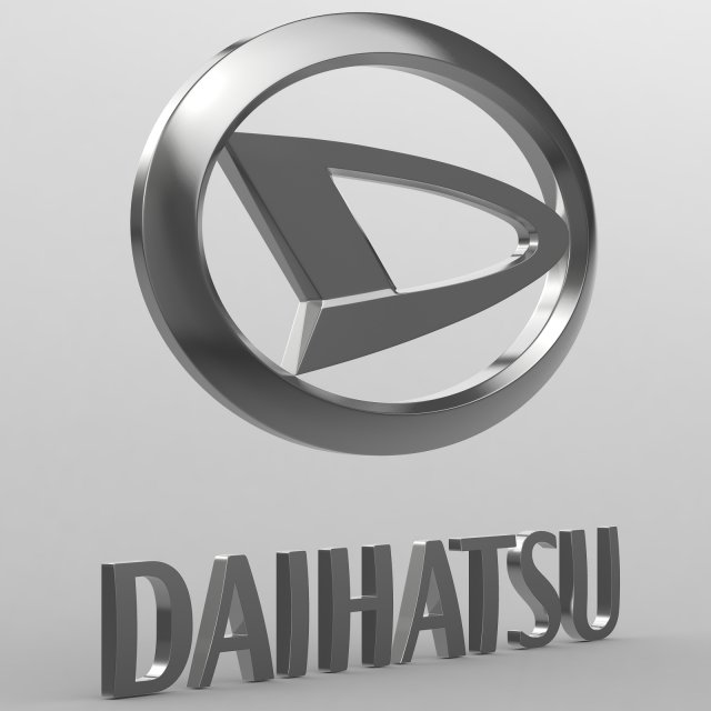 Daihatsu logo 3D Model