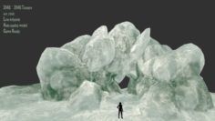 Ice cave 3D Model