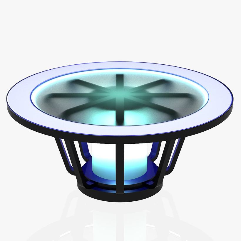 Free Virtual Tv Studio News Desk 1 3D Model