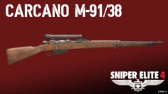 Carcano M-91/38 3D Model