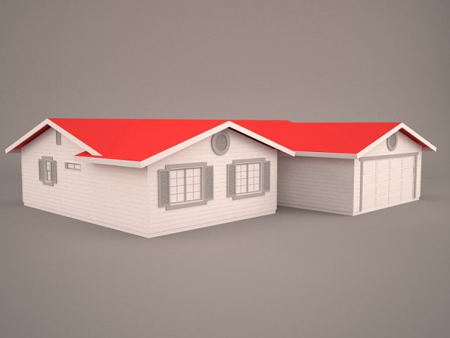 Modern House 2 3D Model