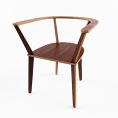 Chair ENKOPINGS VR – AR – low-poly 3D model 3D Model