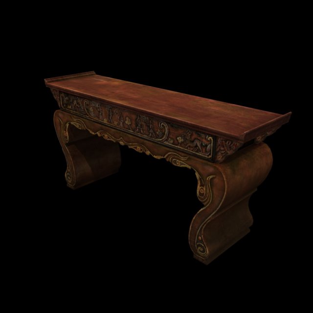 Furniture – table 02 3D Model