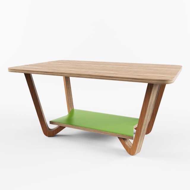 Table LULEA VR – AR – low-poly 3D model 3D Model