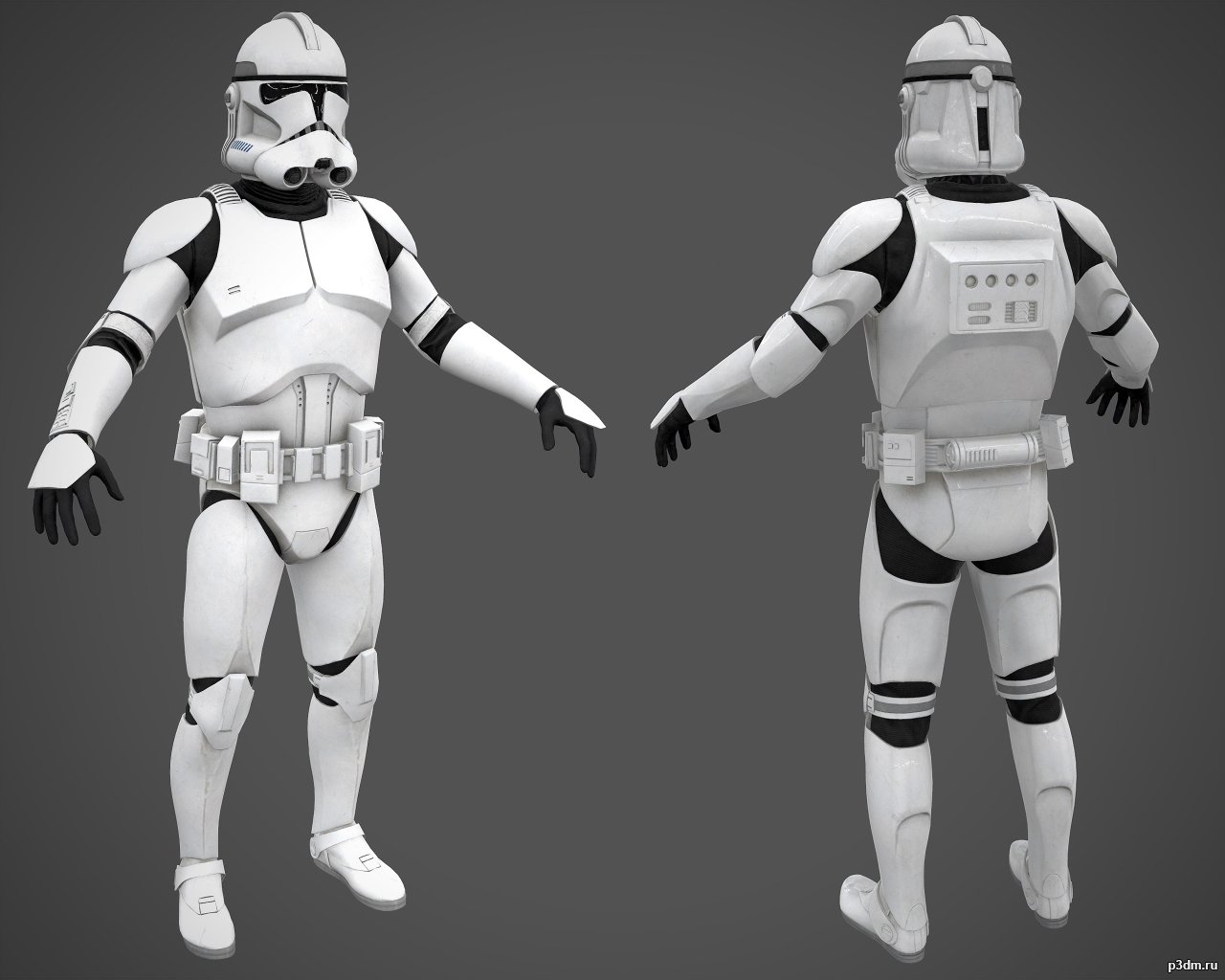Clonetrooper 3D Model