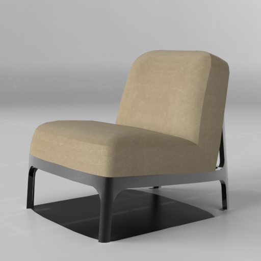 Bernhardt Claire Chair 3D Model