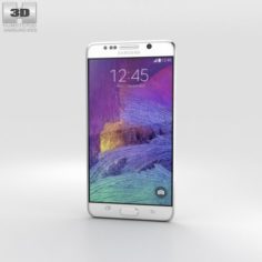 Samsung Galaxy Note 5 White Pearl 3D Model
