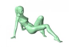 Nude girl 8 3D Model