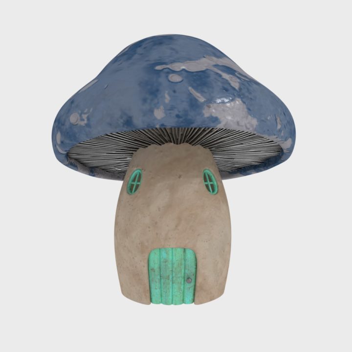3D model mushroom house3 3D Model