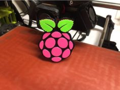Raspberry Pi Logo 3D Print Model