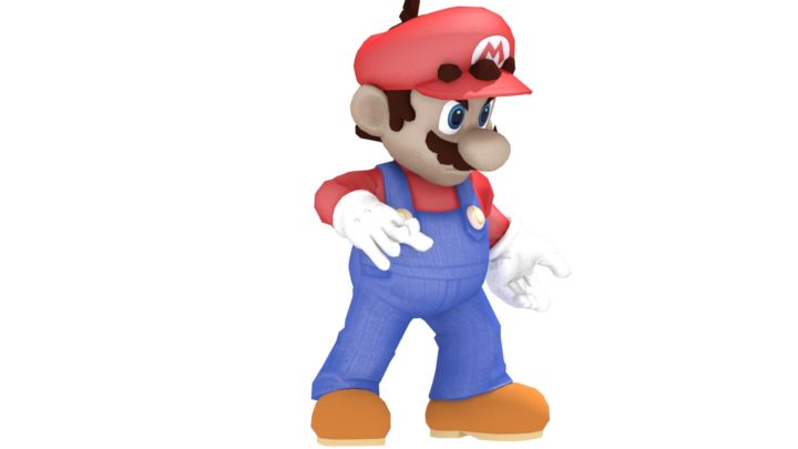 3D Mario Rigged model 3D Model