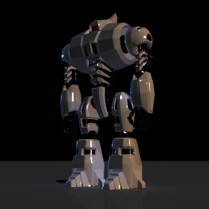 Full Body Rigged Robot model 3D Model