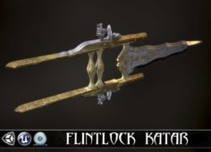 3D BUTTERFLY ASSASSIN – Flintlock Katar 3D Model