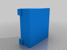4x4in label holder no lid 3D Print Model