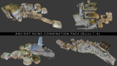 ANCIENT RUINS [Mega Package 1-4] model 3D Model