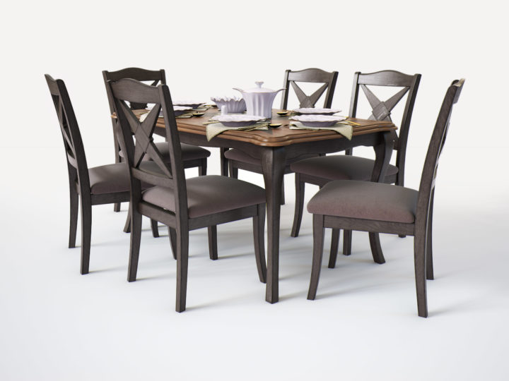 Dining group Malaysia 3D Model