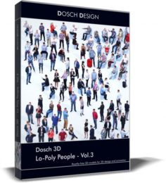 Dosch 3D – LoPoly People Vol 3 3D Model