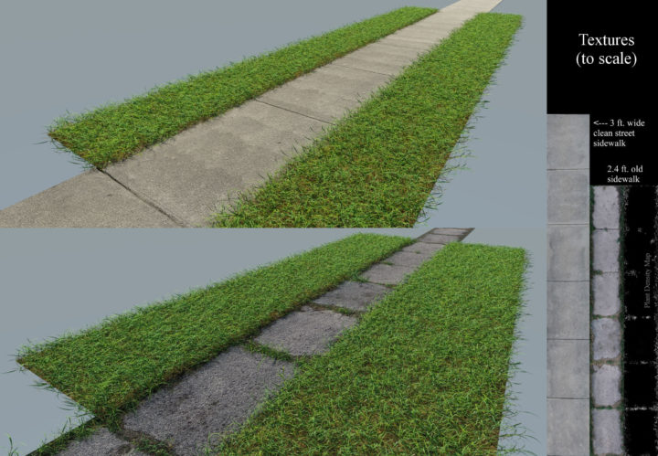 3D Tileable Photo-Realistic Sidewalks – Pack of 2 3D Model