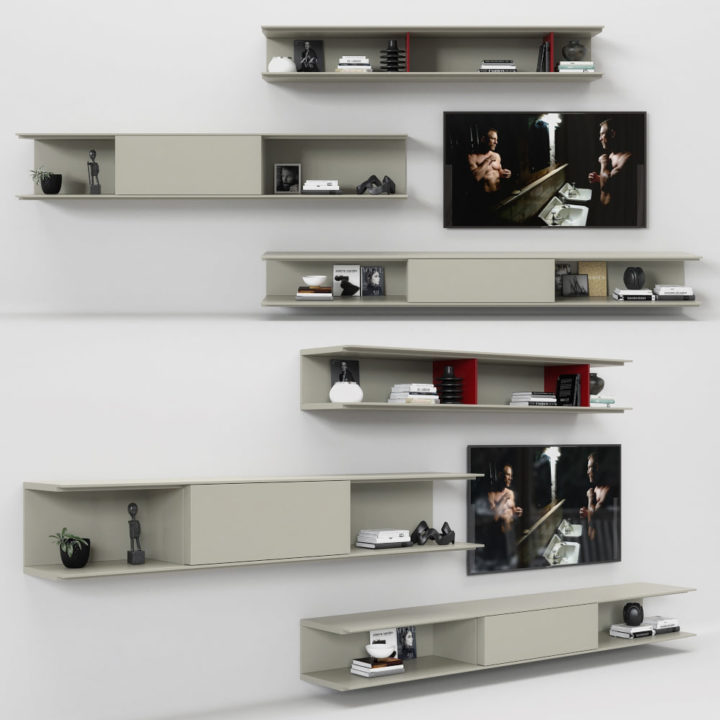 jesse online wall mounted system 009 3D Model