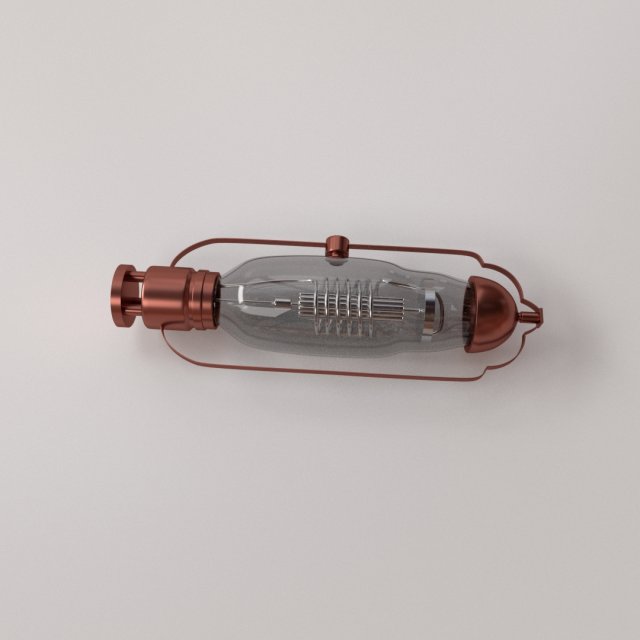 Retro Vacuum Tube 3D Model