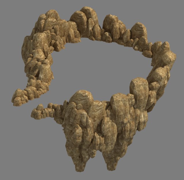 Fountain Hill Rock – Topography 05 3D Model