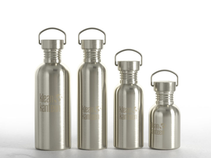 Steel Water Bottles 3D Model