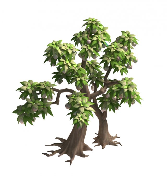 Plant model – peach tree 272 3D Model