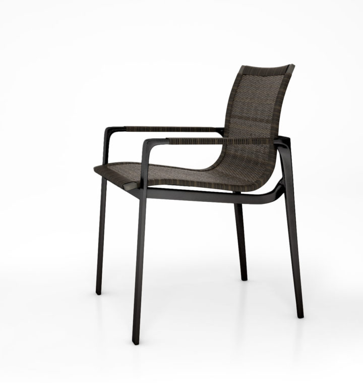 Holly Hunt Keel dining chair 3D Model
