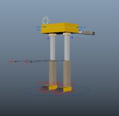 Boxy Walker 3D Model
