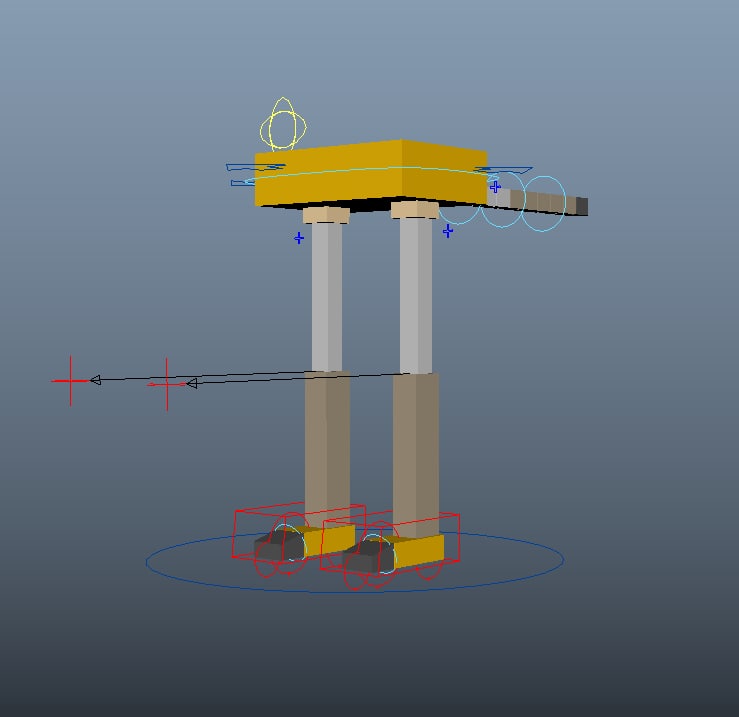 Boxy Walker 3D Model