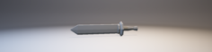 Sword low poly 3D Model