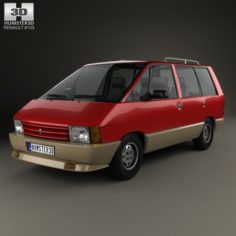 Renault Espace 1984 3D Model