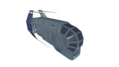Space Ship Patriot Type 2 3D Model
