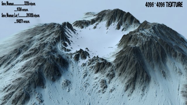 Snow Mountain6 3D Model