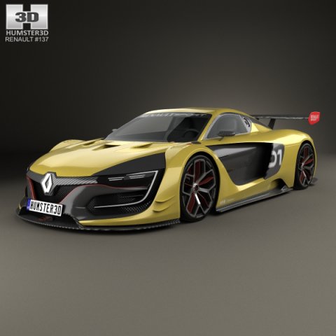 Renault Sport RS 01 2015 3D Model