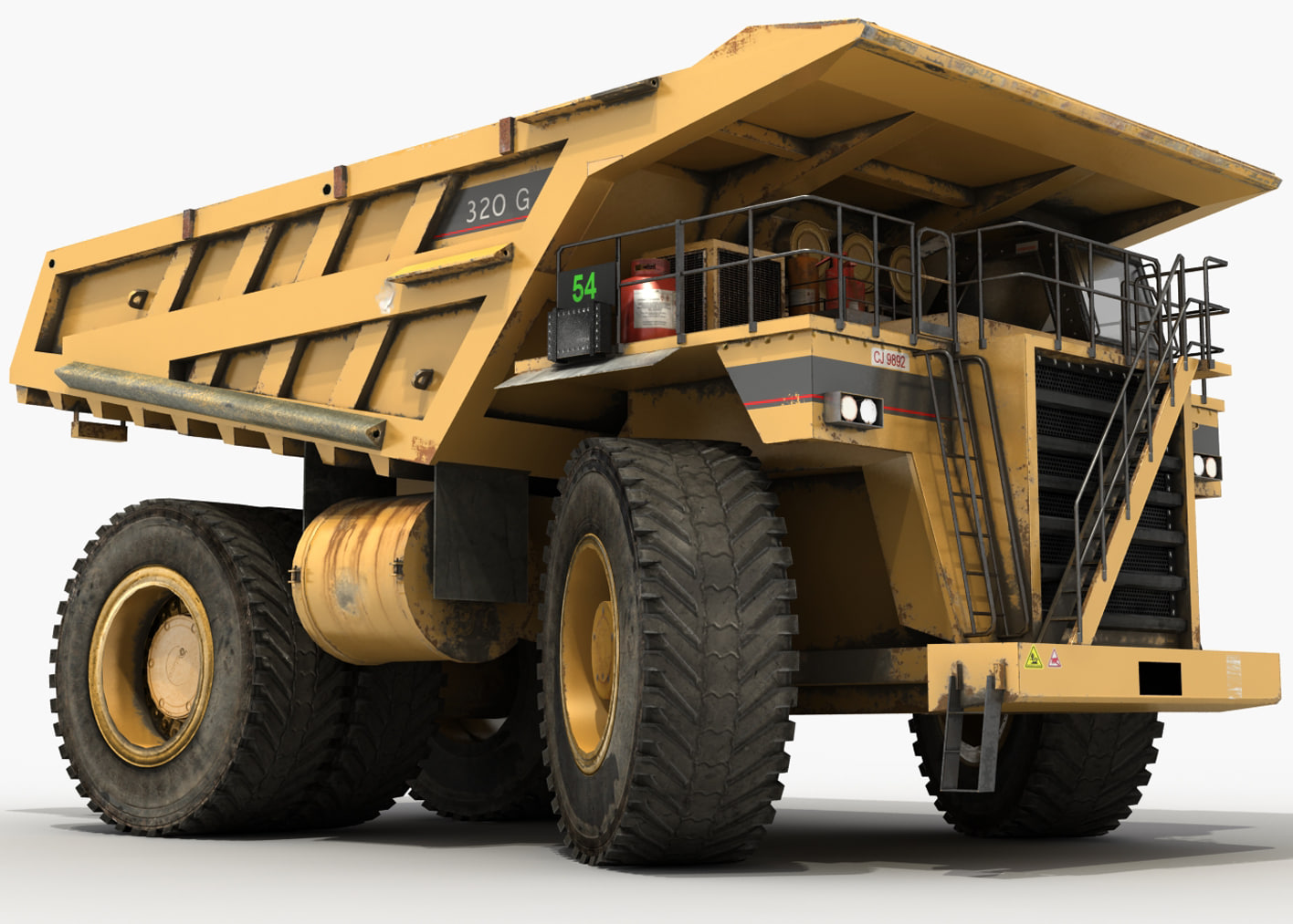 Dump Truck Monster 3D Model
