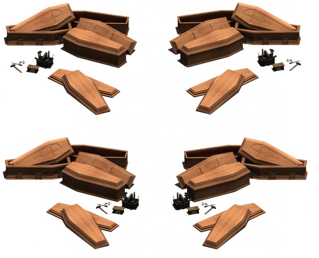 Coffin 002 3D Model