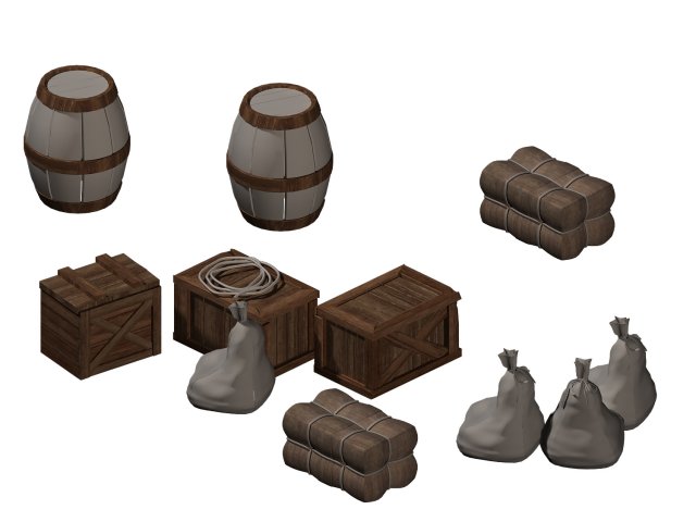 Forgotten tribe – debris 3D Model