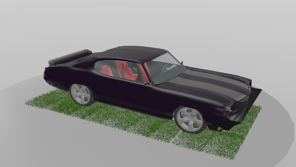 3D car (buick GSX 455) model Free 3D Model