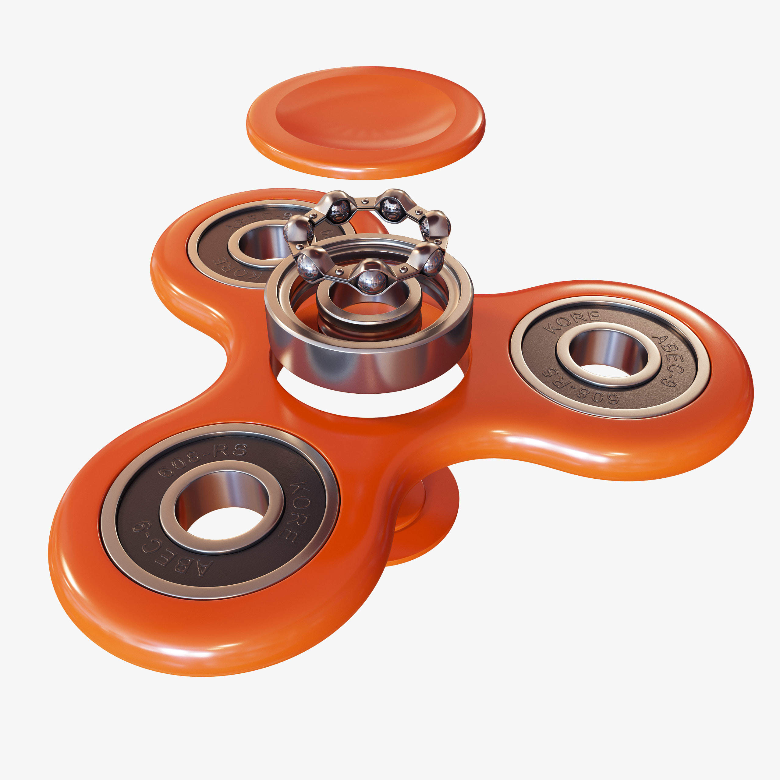Fidget Spinner Advanced 3D Model