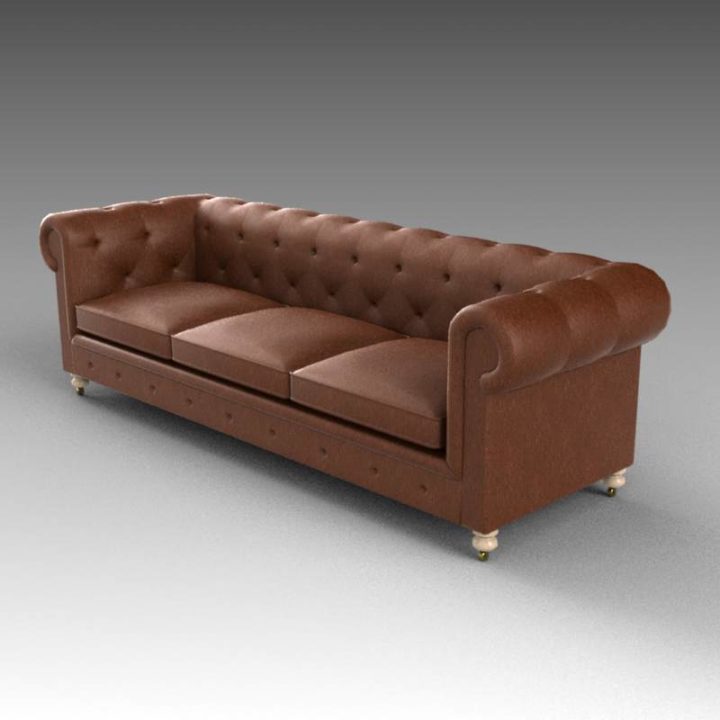 Petite Kensington sofa 3D Model