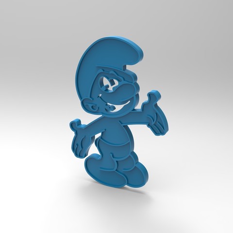 Smurf figurine / key holder (smurf) Peyo 3D Print Model