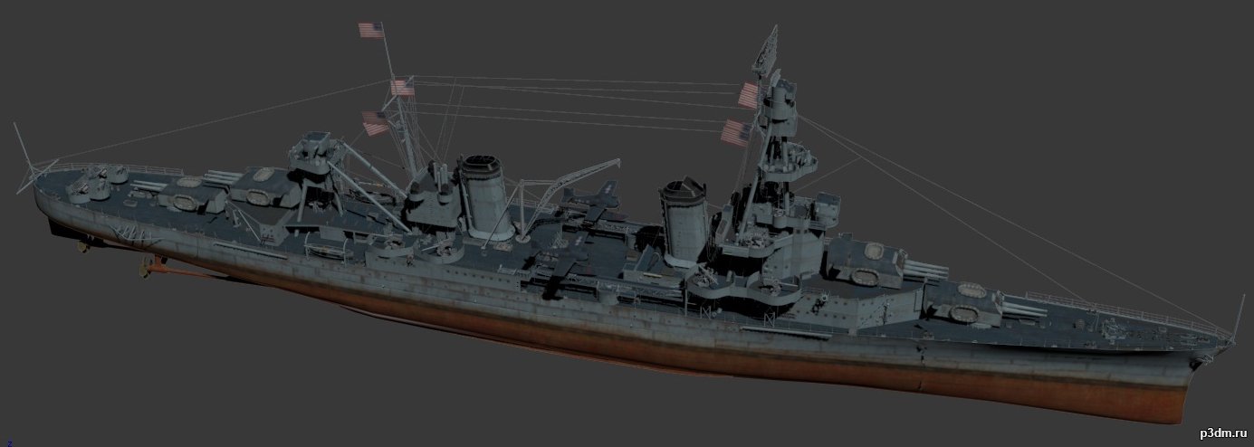 Pensacola 1942 3D Model