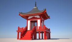 Japanese Tea House 3D model 3D Model
