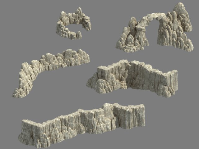 Kunlun Mountains – Mountain 02 3D Model
