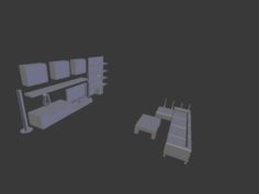 A set of furniture 3D Model