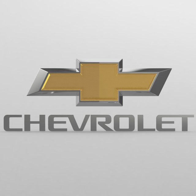 Chevrolet logo 3D Model